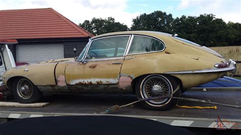 8 Pumpkin Orange Head DHC LHD. . E type jaguar for restoration for sale usa